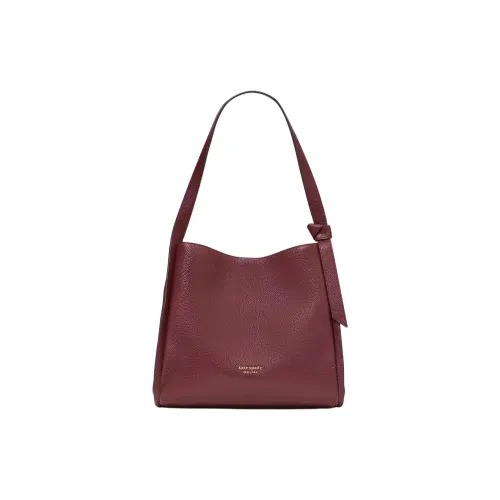 Kate Spade Knott Замша Сумка Сумка через плечо Женская Бордовая