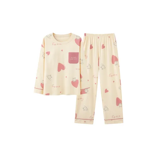 William Pajama Комплект Женский Абрикос