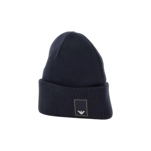 EMPORIO ARMANI Шерсть Бини Мужской Морской Синий