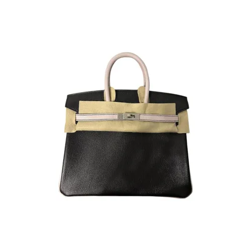 HERMES Birkin Козья кожа Сумка Birkin Сумка Женская Черный Фантастический фиолетовый