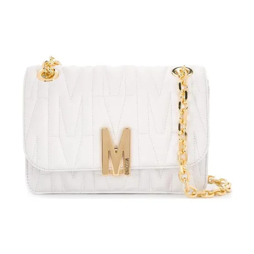 MOSCHINO Сумка через плечо из кожи сумка на плечо женская белая