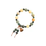 Браслет Lucky Лотос с бусинами (Темно-зеленый)