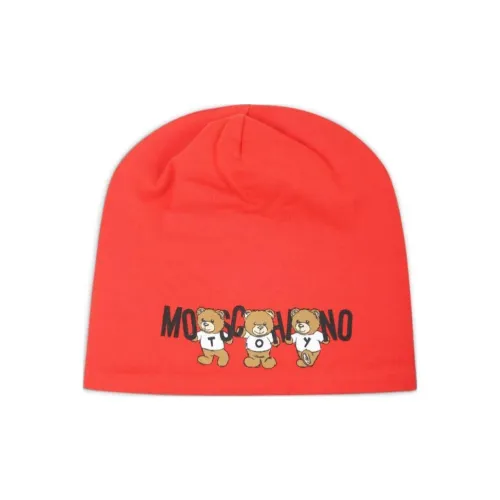 MOSCHINO Хлопок Шапки-бини Kids Красный