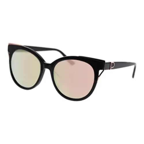 PORTS Нерегулярная форма Солнцезащитные очки Женские Черный