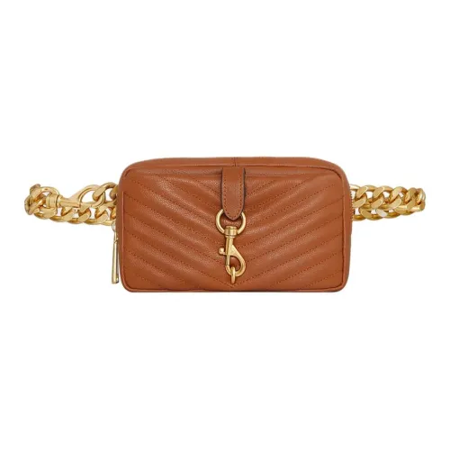 REBECCA MINKOFF Edie Натуральная кожа Бананка Женская Карамельный коричневый