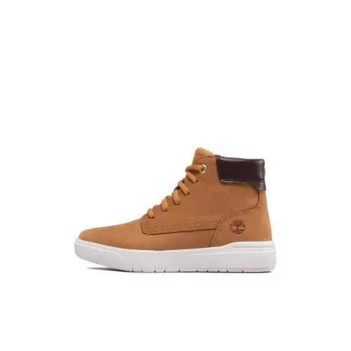 Timberland Противоскользящие Устойчивые к износу Детские Лифстайл Обувь Коричневый Желтый Детский