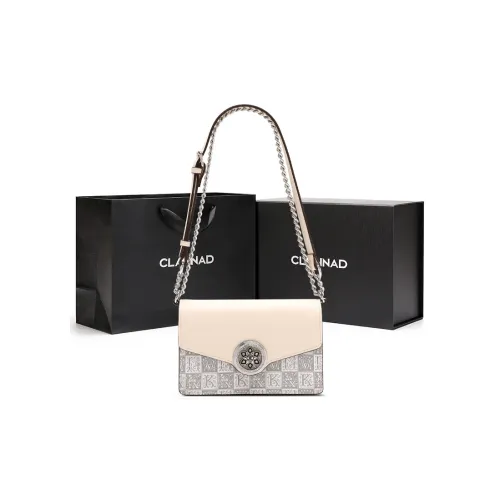 Clannad ПВХ Сумка через плечо Маленькая Женская Серый