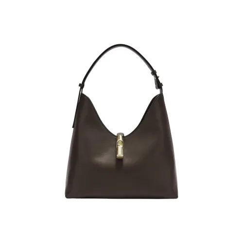 Furla Телячья кожа Тоут Сумка Сумка для покупок Сумка на плечо Сумка среднего размера унисекс умбра