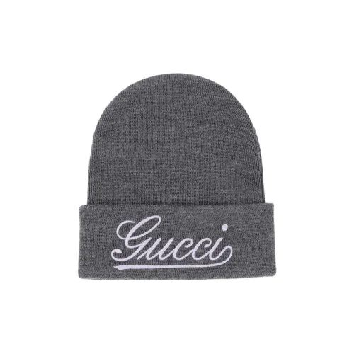 GUCCI Шерсть Бини Женские Серый