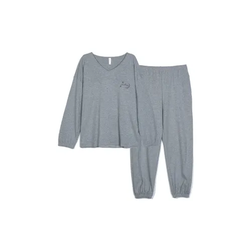 FOREVER 21 Пижамный комплект женский серый
