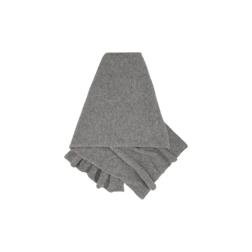 DRIES VAN NOTEN Шарфы из альпаки вязаные женские серые