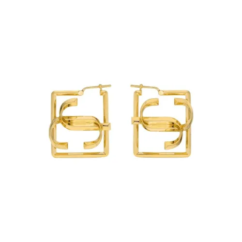 Jimmy Choo Brass Earrings Женские Золото