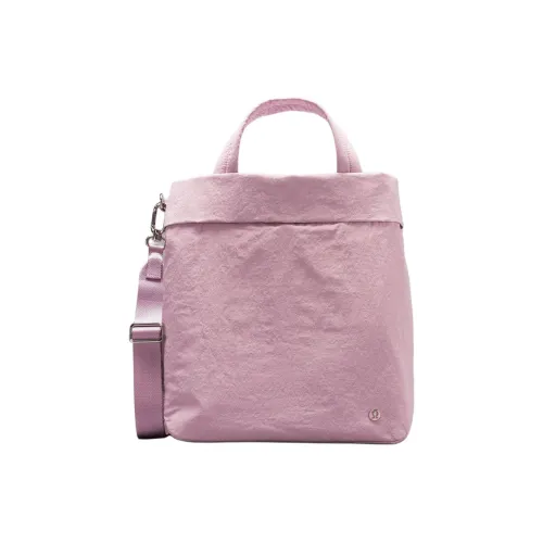 lululemon Переработанный полиэстер Сумка через плечо Сумка Обычная Женская Розовая