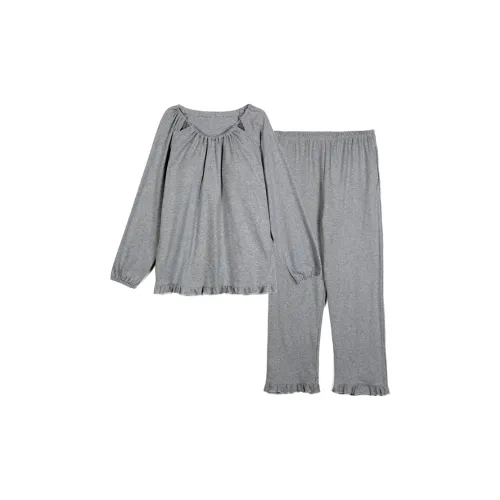 FOREVER 21 Пижамный комплект женский серый