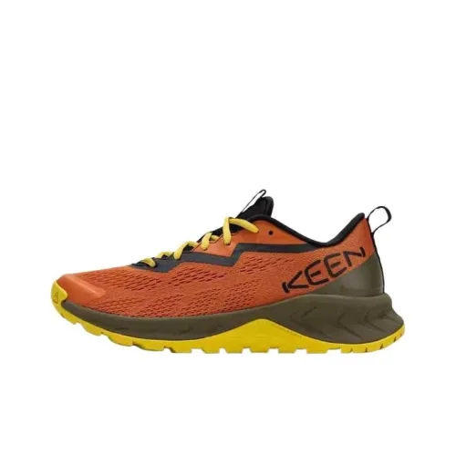 Keen VERSACORE SPEED Альпинистские и туристические ботинки Низкий верх Золотой Пламя/Античный мохово-зеленый Мужской