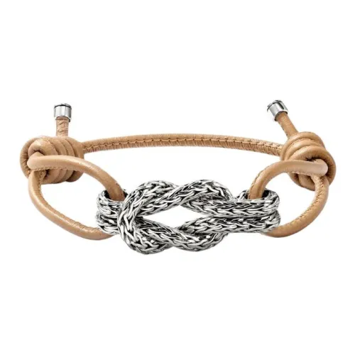 JOHN HARDY Кожа Браслеты Мужской Песочно-бежевый