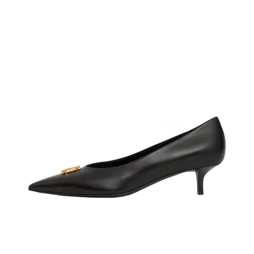 Burberry Низкий каблук Mary Jane Женские Черные