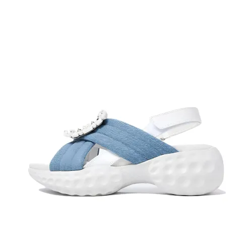 Roger Vivier One Ремень Сандалии 7,5 см Женские Синие