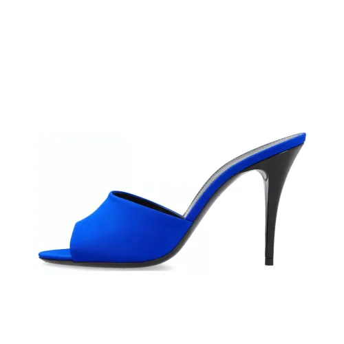 SAINT LAURENT Шлепанцы Женские Синие