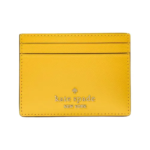 Kate Spade Saffiano кожаный держатель для карт маленький женский нарцисс желтый