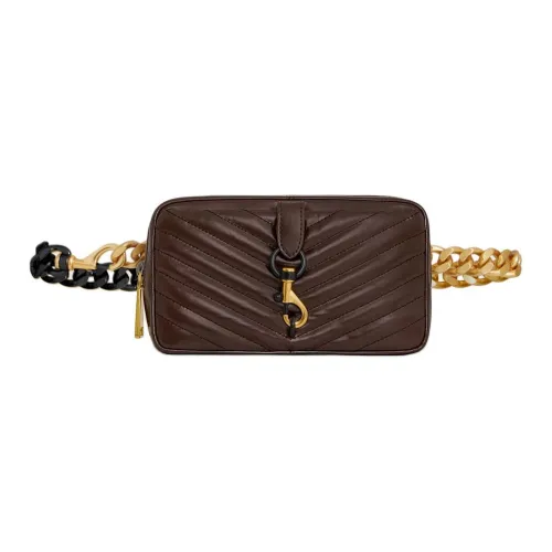 REBECCA MINKOFF Edie Натуральная кожа Бананка Женская Коричневая