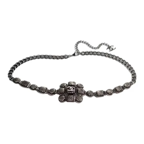 CHANEL Металлический Стеклянный Ремень на Талию Унисекс