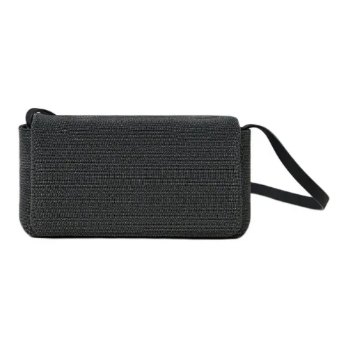 BRUNELLO CUCINELLI Матовый Телячья кожа Сумка через плечо Женская Светло-серый