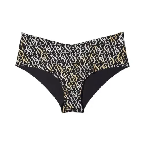 Victoria's Secret Женское нижнее белье 1 упаковка черный с принтом "Повсюду"