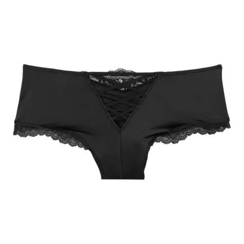 Victoria's Secret 1 упаковка черный ремешок женские трусы-бикини