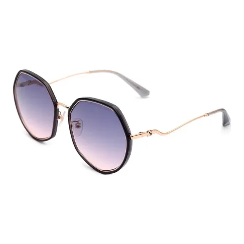 PORTS Нерегулярная форма Солнцезащитные очки Женские Черный