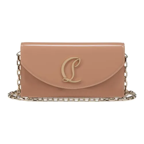 CL LUBOTING Лакированная кожа Сумка через плечо Женская Абрикос