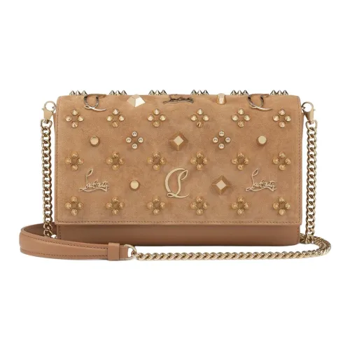 CL LUBOTING Телячья кожа Кожа Сумка через плечо Женская Абрикосовая