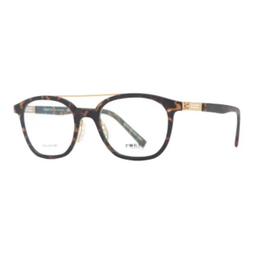 PORTS TR Памятный пластик Авиатор Оправы для очков Унисекс Черепаховый