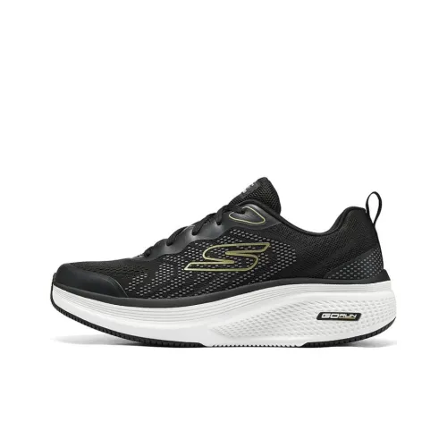 Skechers GO RUN Elevate 2,0 Устойчивый к истиранию Дышащие Низкие Беговые кроссовки Мужские Черные