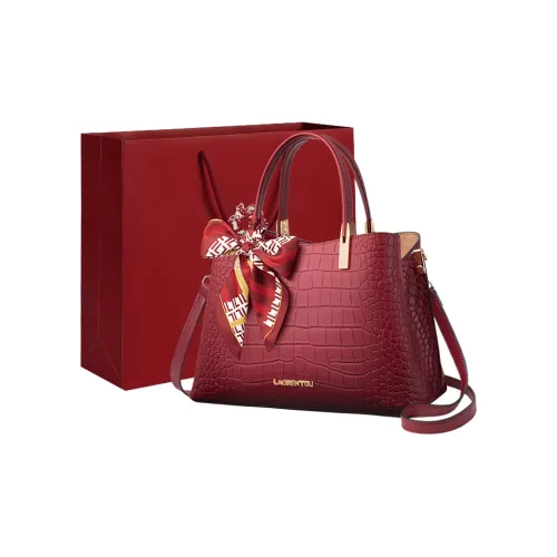 Old Man's Head Коровья кожа с синтетической кожей через плечо сумка женская красная