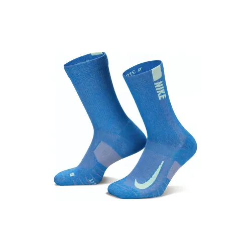 NIKE 991 Прозрачный синий/Серый Сланцевый синий/Паровой зеленый/Прозрачный синий/Паровой зеленый Унисекс MID Носки до икры