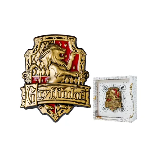 OTRAINBOW Гарри Поттер Гриффиндор Слизерин Lion And Змея House Boxed Металл Брошка Значки