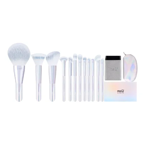 MSQ 12 шт Неон Мини Кисть для макияжа Путешествие Макияж Инструмент Дружелюбный к коже Мягкий Форма Для Тени