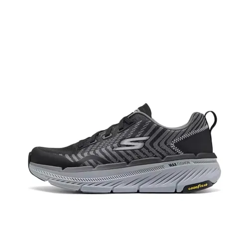 Skechers MEN'S GO Low Топ Повседневные Беговые Кроссовки Мужские Черные Серые