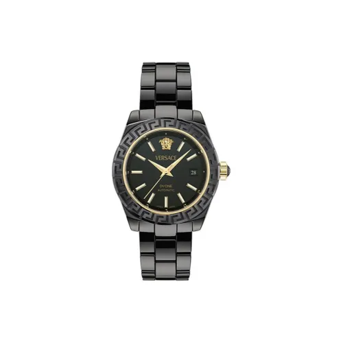 VERSACE Автоматический механический механизм Мужские часы Business Collection 40мм*40мм*9мм Черные