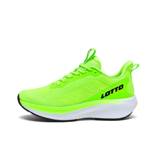 LOTTO Slip Anti-slip Низкий Топ Тренировочные Беговые Кроссовки Мужские Неоновый Зеленый