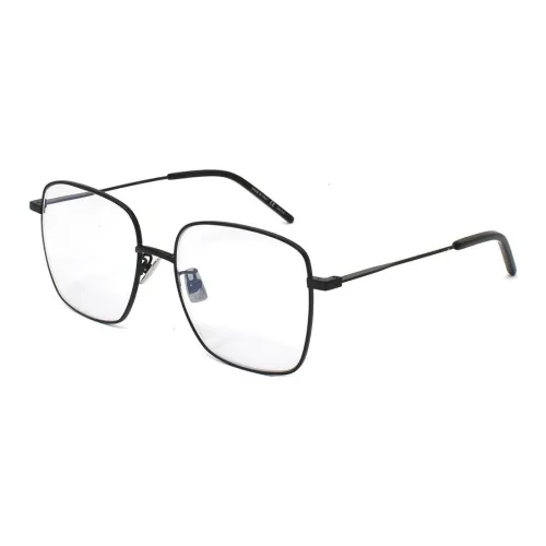 SAINT LAURENT Оправа для очков из никелевого сплава квадратная мужская черная