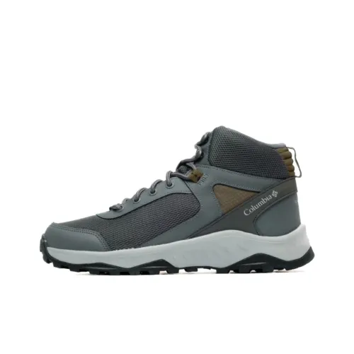 Columbia Trailstorm Ascend Slip-Resistant Abrasion-Resistant MID Топ Походная обувь Мужская Серый Синий