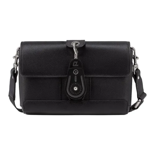 CL LUBOTING Телячья кожа Сумка через плечо Мужская Черная