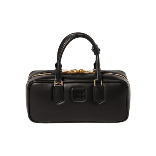 MIU MIU Arcadie Series Телячья кожа Сумка Большая Женская Черная