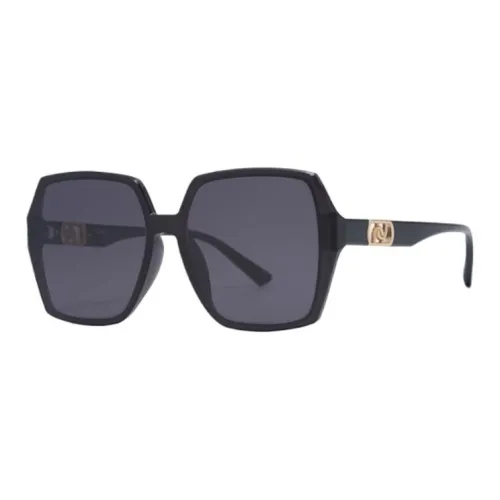 PORTS Литье под давлением Металл Нерегулярная форма Солнцезащитные очки Женские Черный