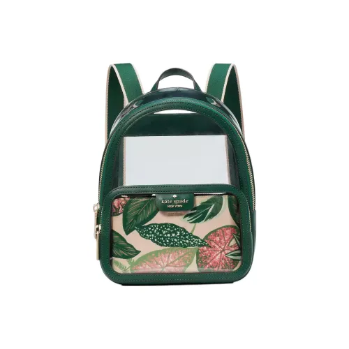 Kate Spade ПВХ Рюкзак Средний Женский Зеленый и Многоцветный