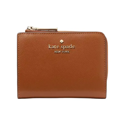 Kate Spade Saffiano кожа кошелек маленький женский глина