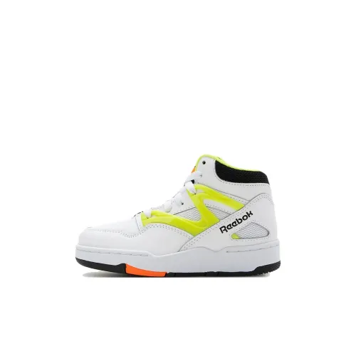 Reebok Pump Omni Zone 2 High Топ Детские Скейтбординги Белый Детский