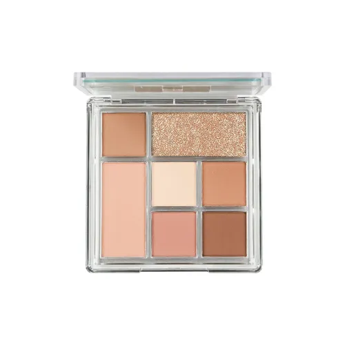 BAIRIMENGXINGJIA Молочно-чайный Природный Дымчатый Матовый с Искры Палетка для теней Легко Смесь 10,5г